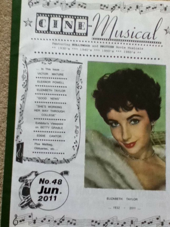 CINE MUSICAL magazine side cover Issue 48  June 2011