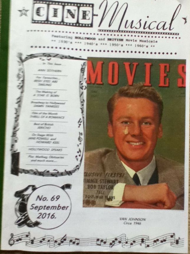 CINE MUSICAL magazine side cover Issue 69  September 2016