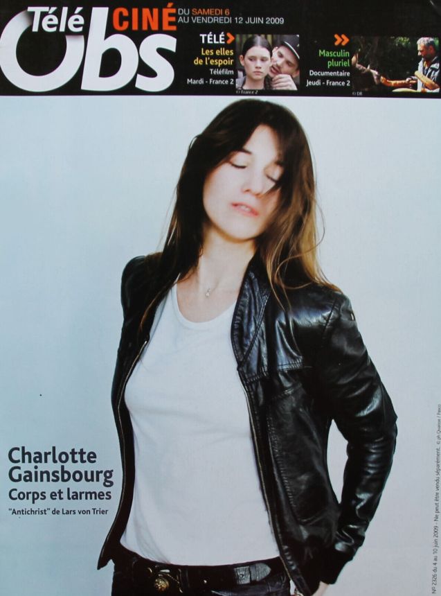 TELE CINE OBS magazine side cover Issue 2326 12 June 2009