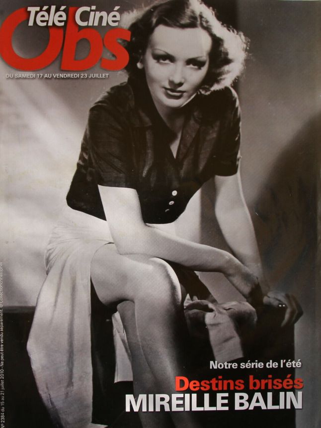 TELE CINE OBS magazine side cover Issue 2384 17 July 2010