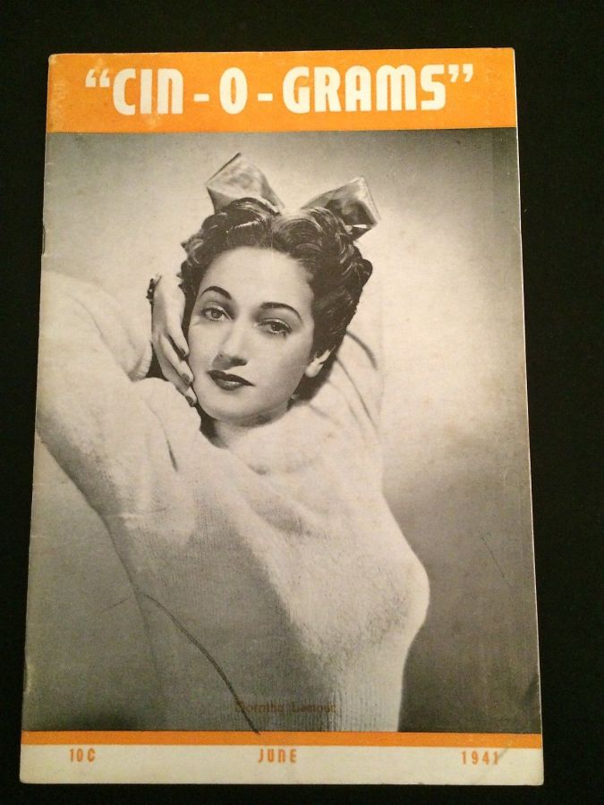 CIN-O-GRAMS magazine side cover  June 1941