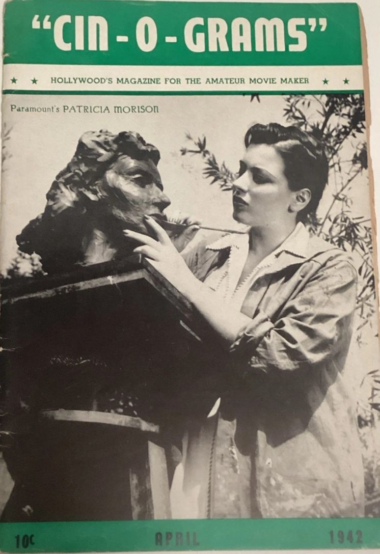 CIN-O-GRAMS magazine side cover  April 1942