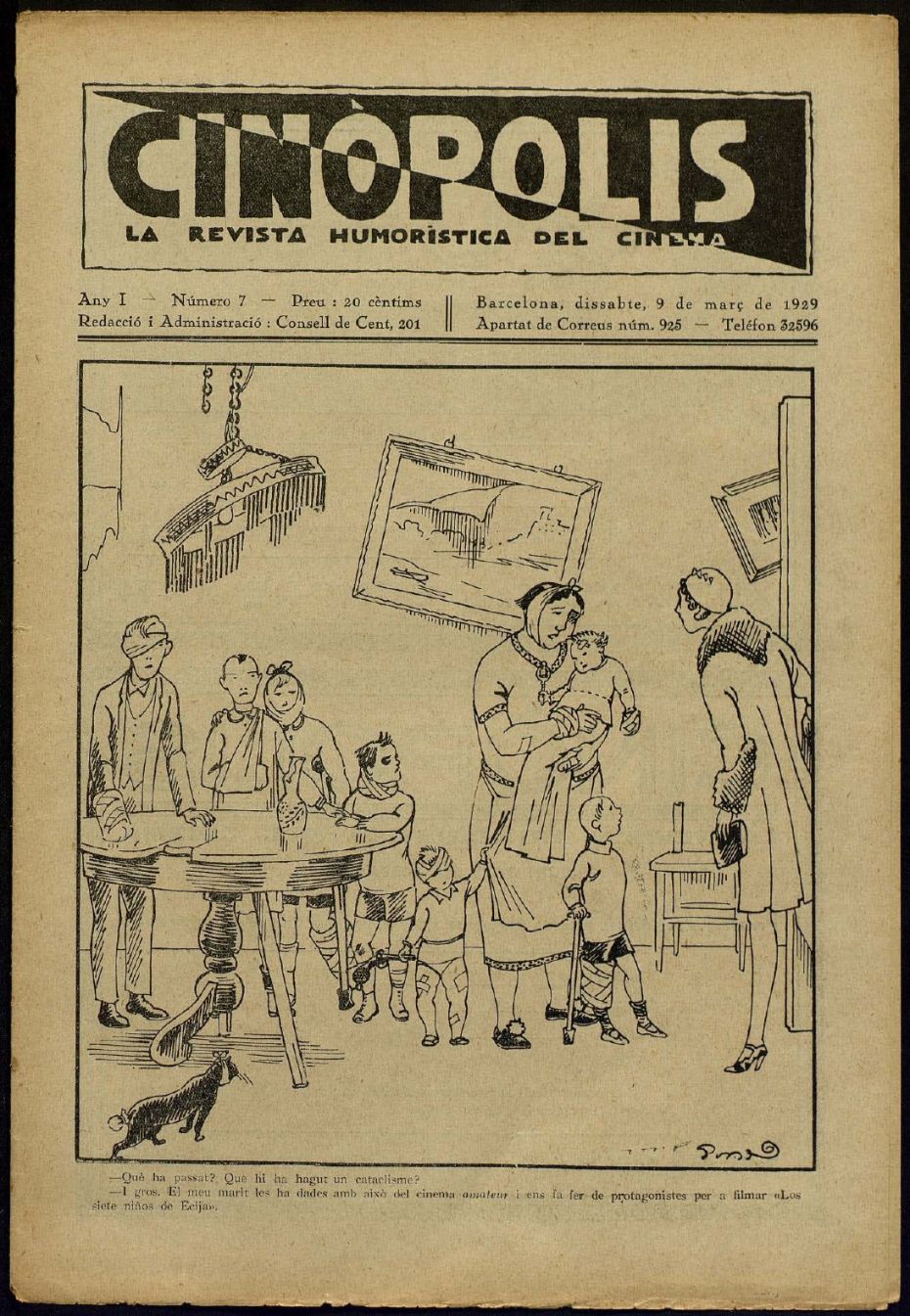 CINOPOLIS magazine side cover Issue 7 9 March 1929