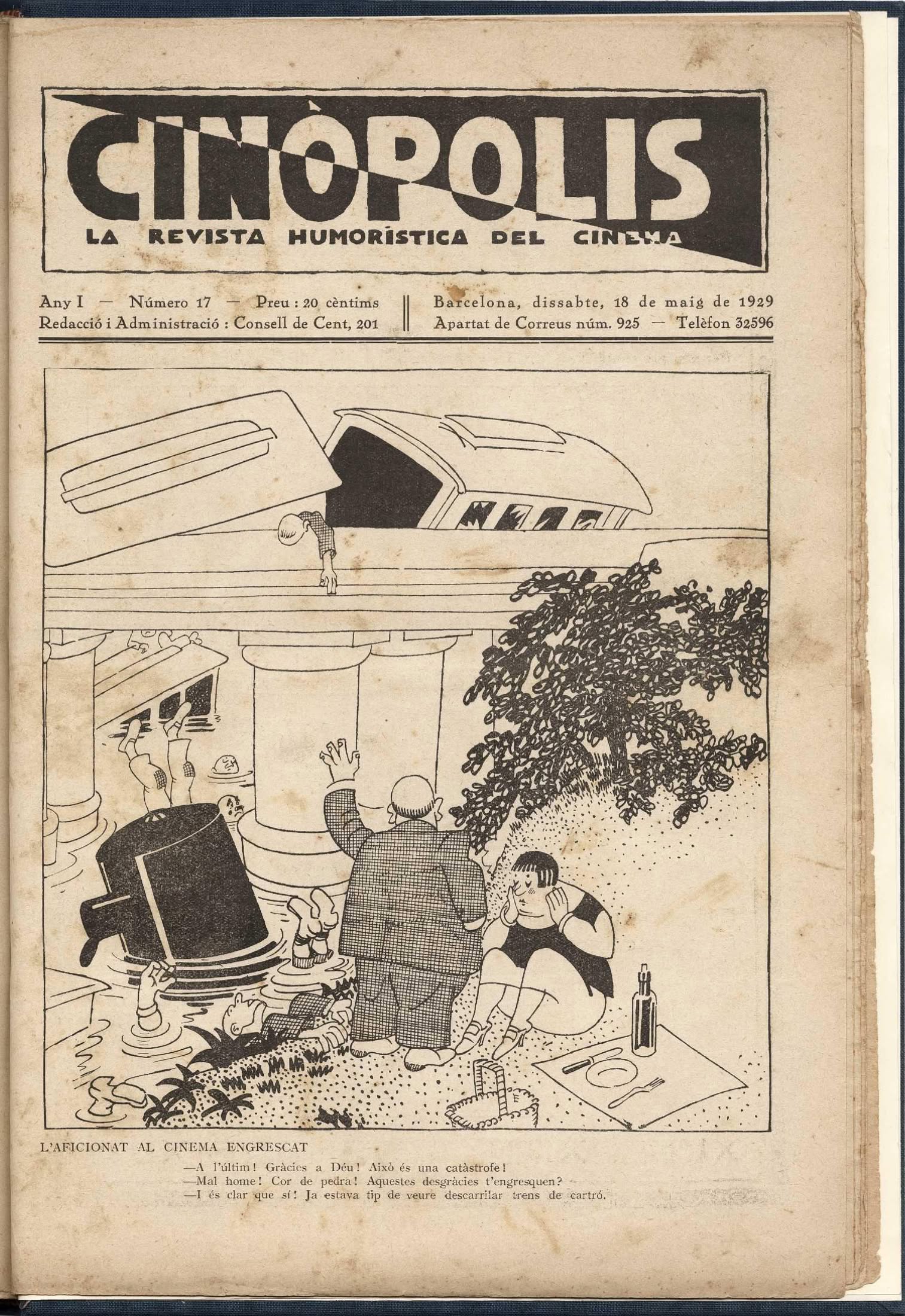 CINOPOLIS magazine side cover Issue 17 18 December 1929