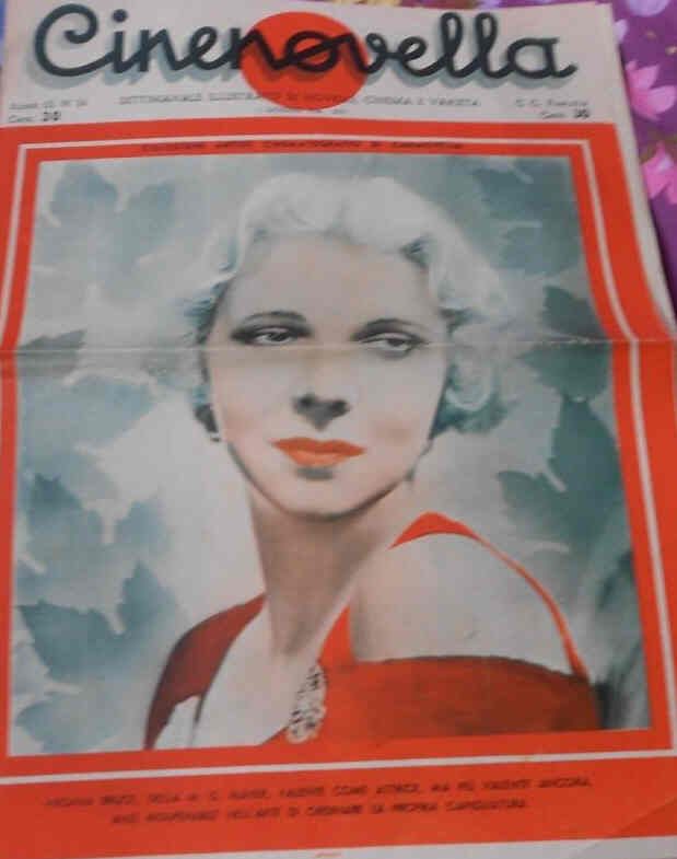 CINENOVELLA magazine side cover Issue 24 11 June 1936