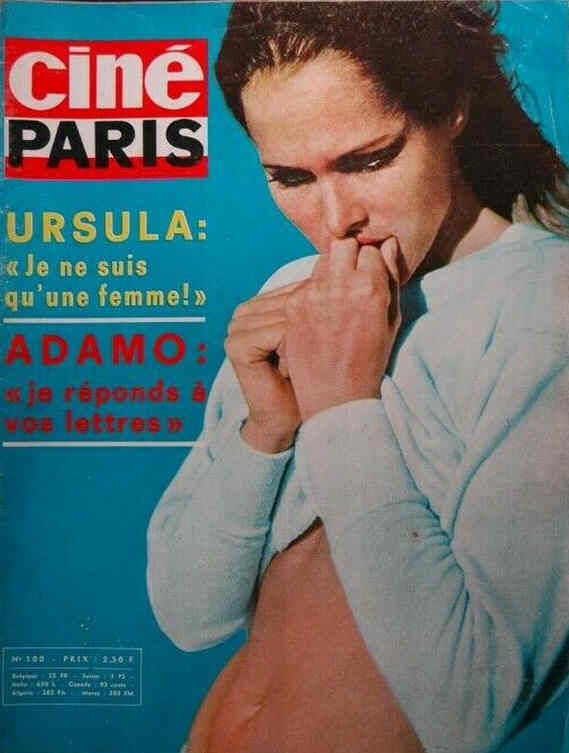 CINE PARIS magazine side cover Issue 100   1966