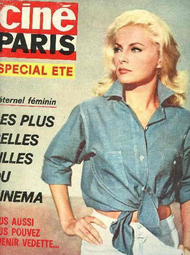 CINE PARIS magazine side cover Issue 103 Summer 1967