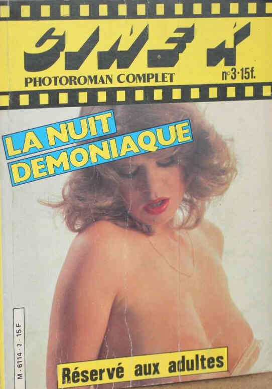 CINE X PHOTOROMAN COMPLET magazine side cover Issue 3   1980