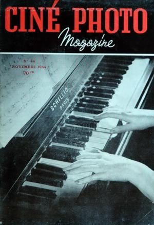 CINE PHOTO MAGAZINE magazine side cover Issue 44 November 1954