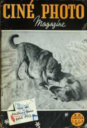 CINE PHOTO MAGAZINE magazine side cover Issue 35   1954