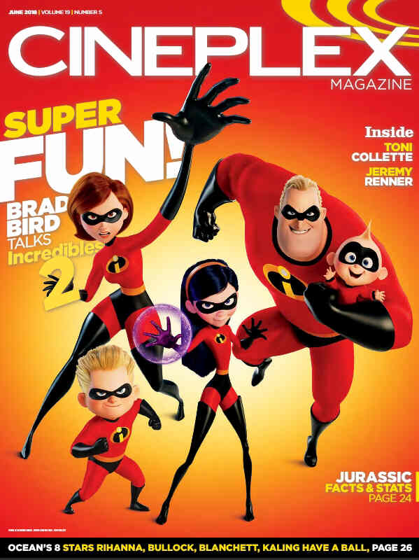 CINEPLEX magazine side cover  June 2018