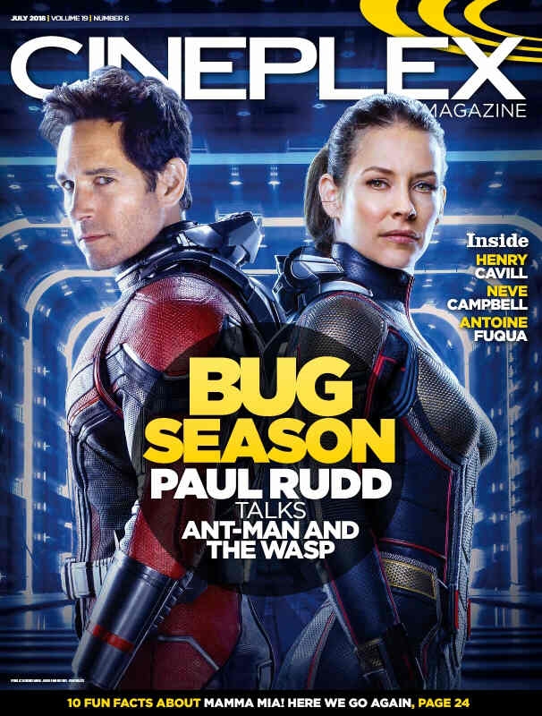 CINEPLEX magazine side cover  July 2018
