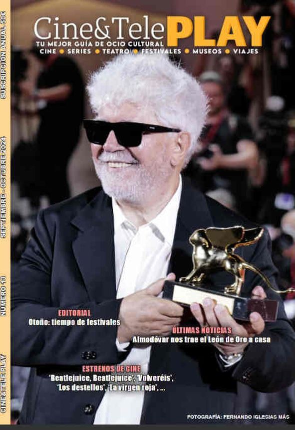 CINE AND TELE PLAY magazine side cover Issue 13  September/October 2024