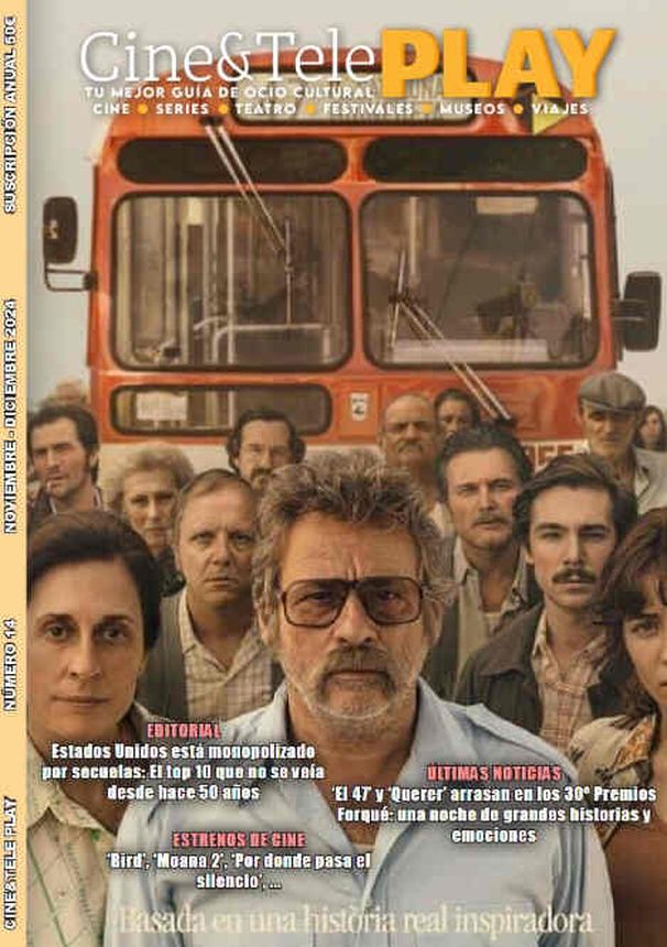 CINE AND TELE PLAY magazine side cover Issue 14  November/December 2024