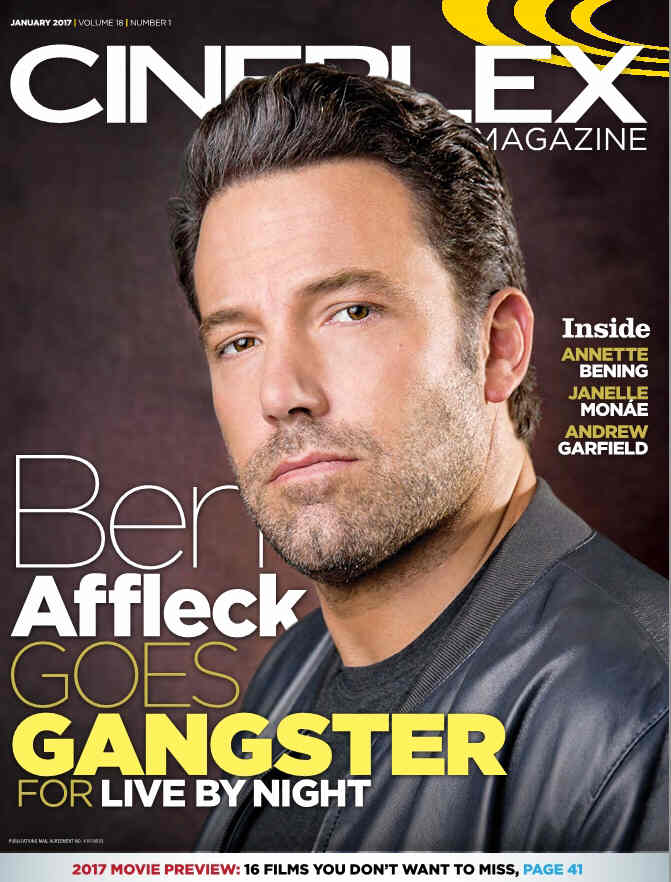 CINEPLEX magazine side cover January 2017