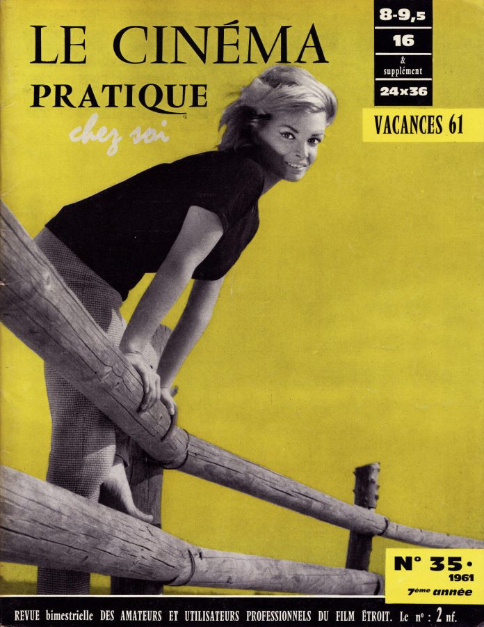 CINEMA CHEZ SOI | LE magazine side cover Issue 35  1961
