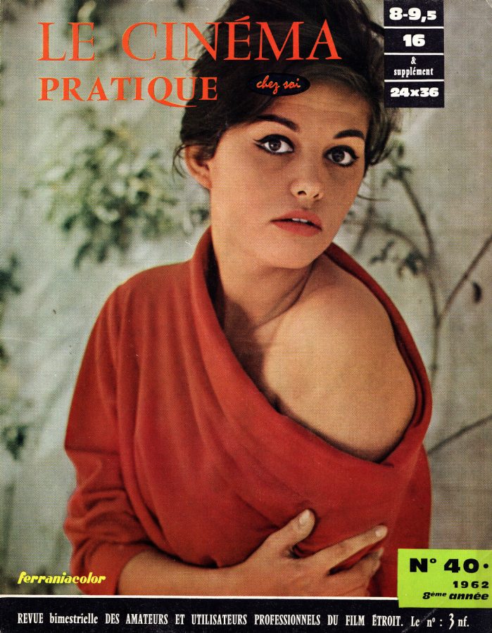 CINEMA CHEZ SOI | LE magazine side cover Issue 40  1962