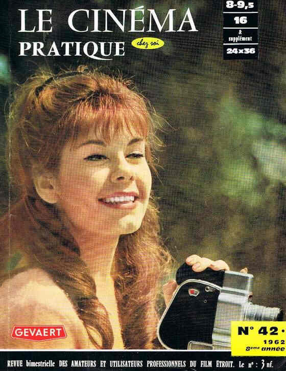 CINEMA CHEZ SOI | LE magazine side cover Issue 42  1962
