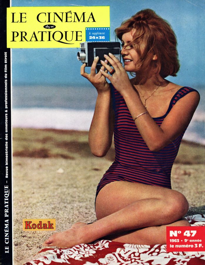 CINEMA CHEZ SOI | LE magazine side cover Issue 47  1963