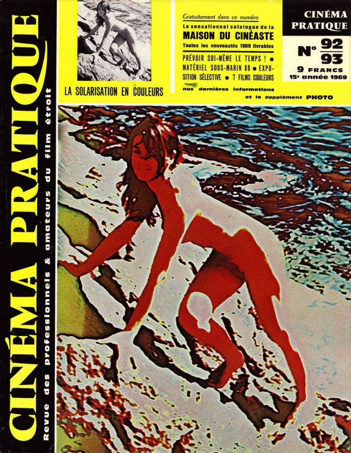 CINEMA PRATIQUE magazine side cover Issue 92/93  1969