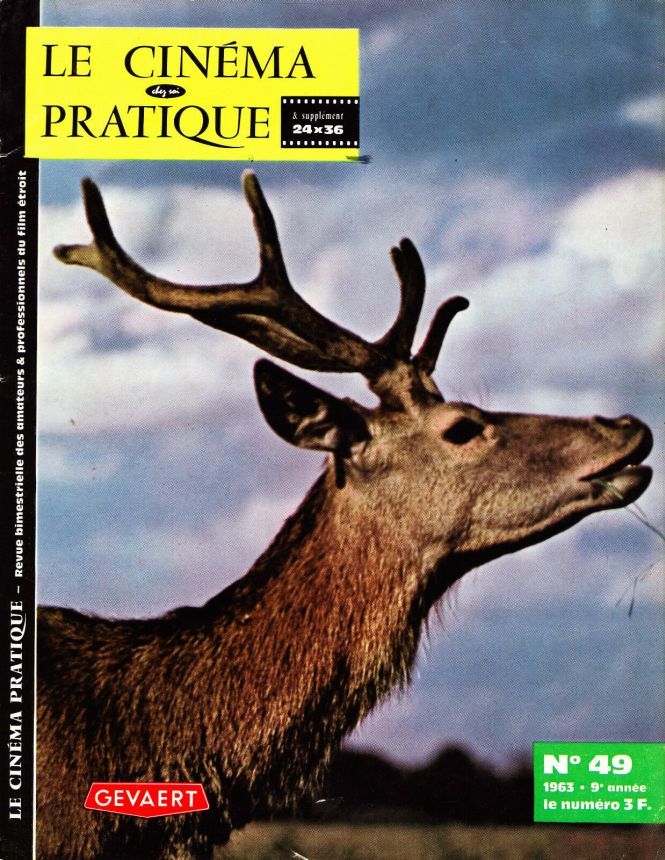 CINEMA PRATIQUE magazine side cover Issue 49  November 1963