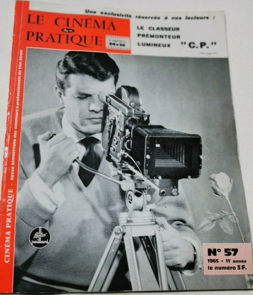 CINEMA PRATIQUE magazine side cover Issue 57   1965
