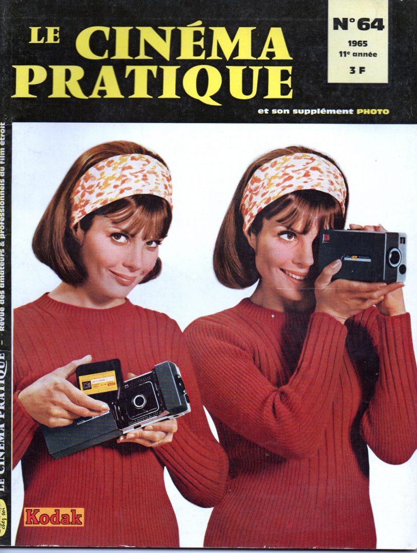 CINEMA PRATIQUE magazine side cover Issue 65   1965