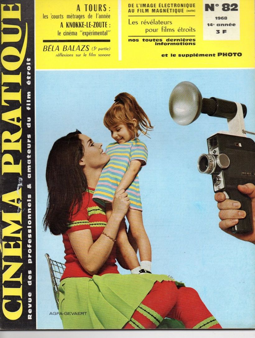 CINEMA PRATIQUE magazine side cover Issue 82   1968