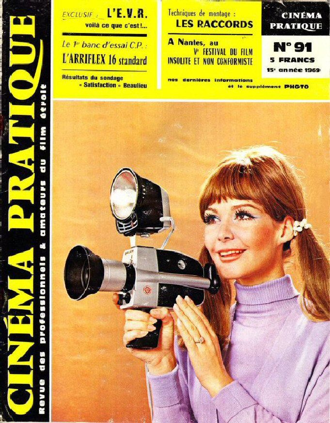 CINEMA PRATIQUE magazine side cover Issue 91   1969