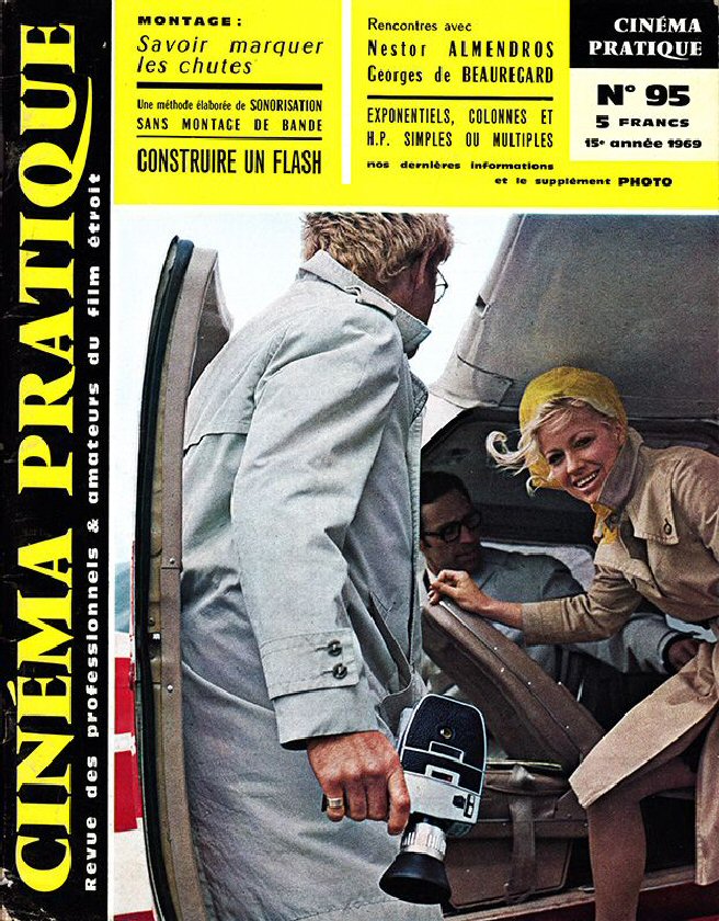 CINEMA PRATIQUE magazine side cover Issue 95   1969