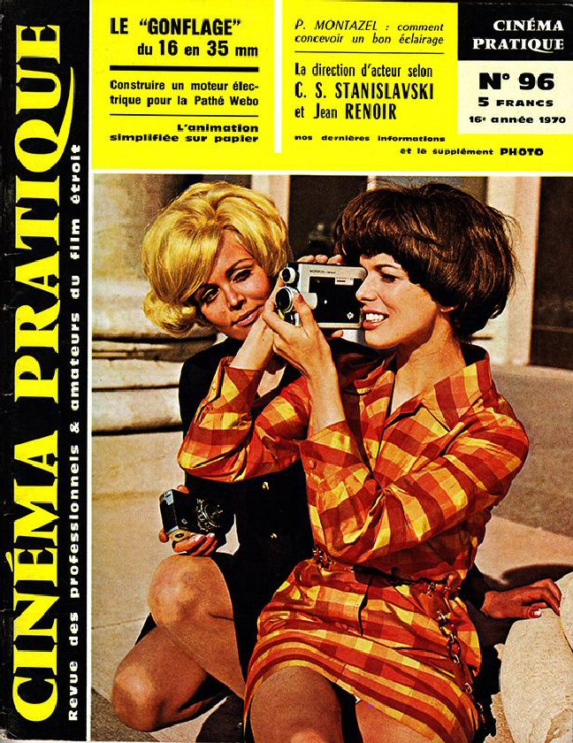 CINEMA PRATIQUE magazine side cover Issue 96   1970
