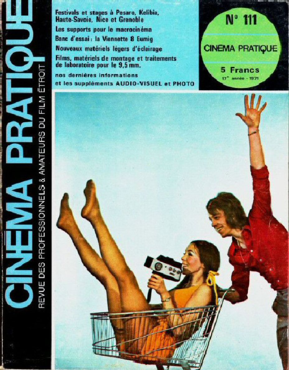 CINEMA PRATIQUE magazine side cover Issue 111   1971