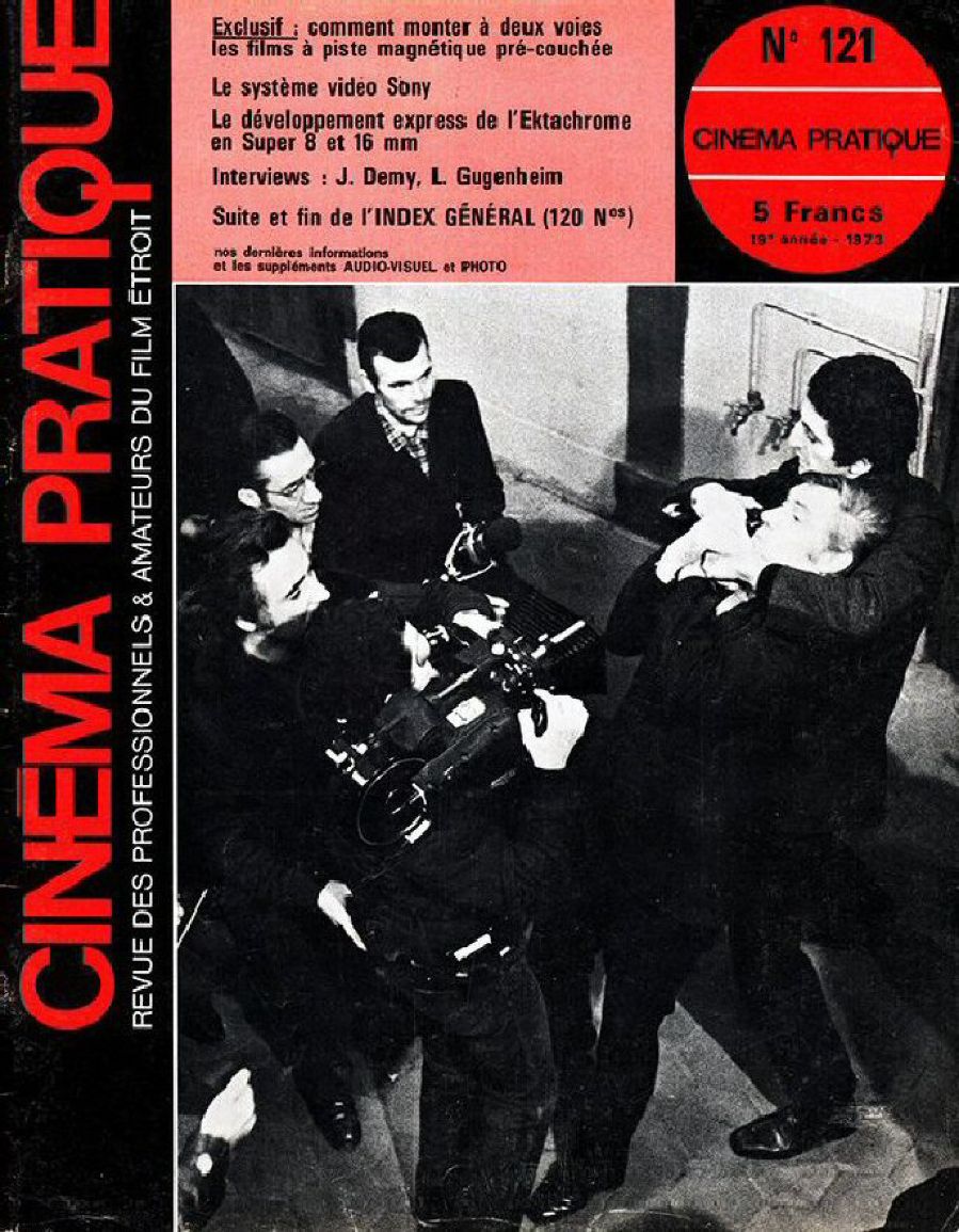 CINEMA PRATIQUE magazine side cover Issue 121   1973