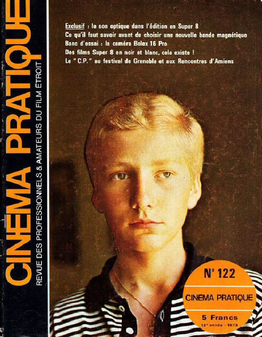 CINEMA PRATIQUE magazine side cover Issue 122   1973