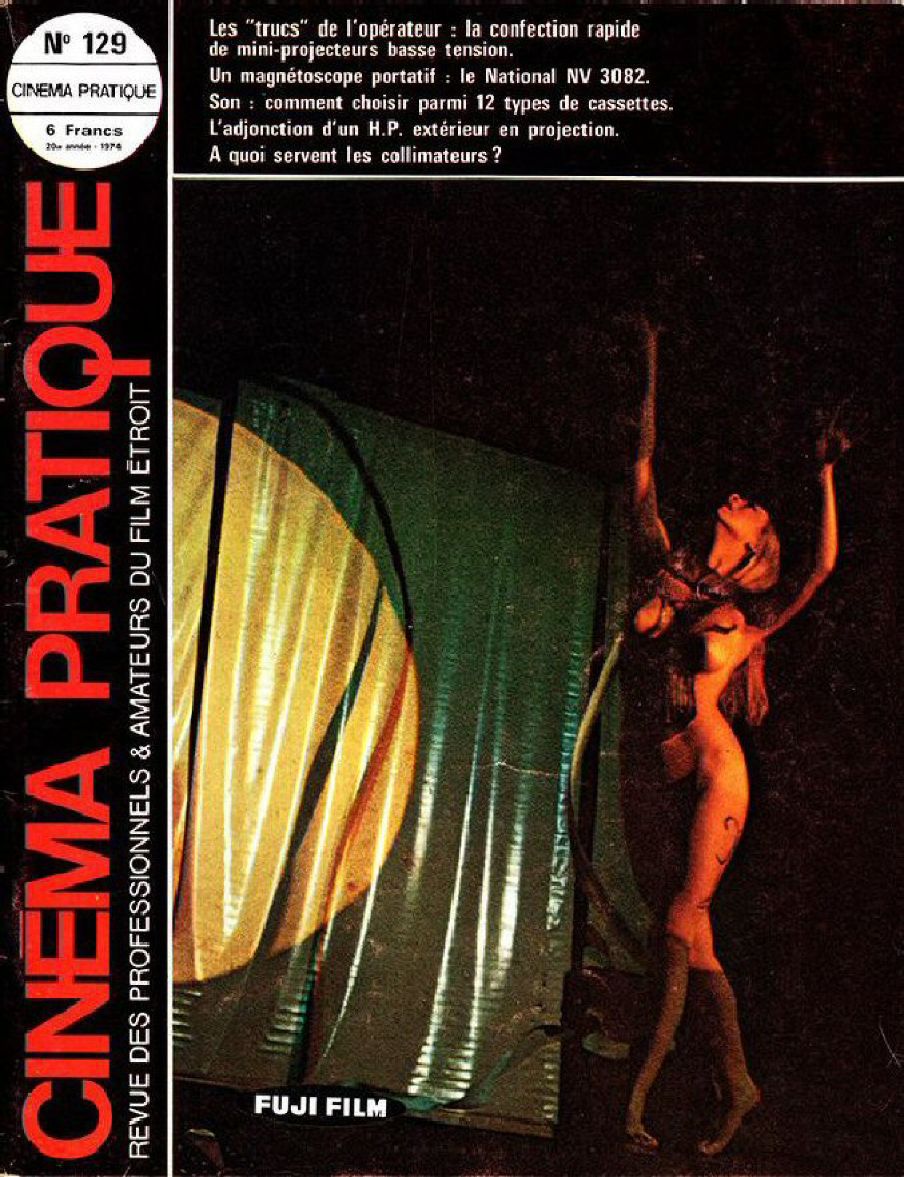 CINEMA PRATIQUE magazine side cover Issue 129   1974