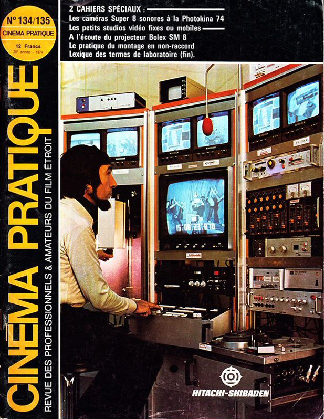 CINEMA PRATIQUE magazine side cover Issue 134-135   1974