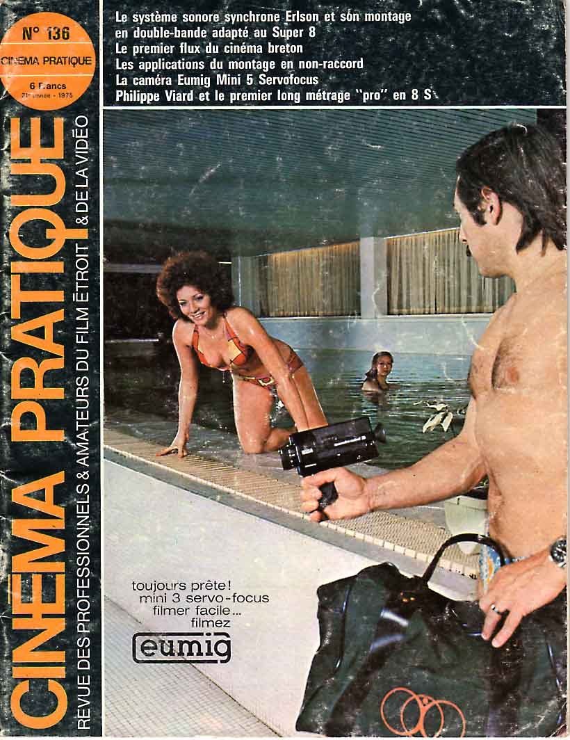 CINEMA PRATIQUE magazine side cover Issue 136  1975