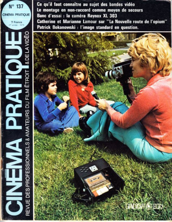 CINEMA PRATIQUE magazine side cover Issue 137   1975