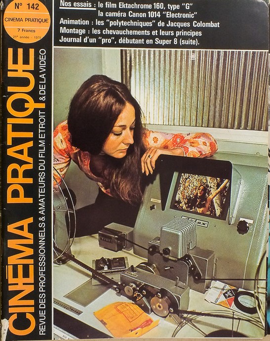 CINEMA PRATIQUE magazine side cover Issue 142   1975