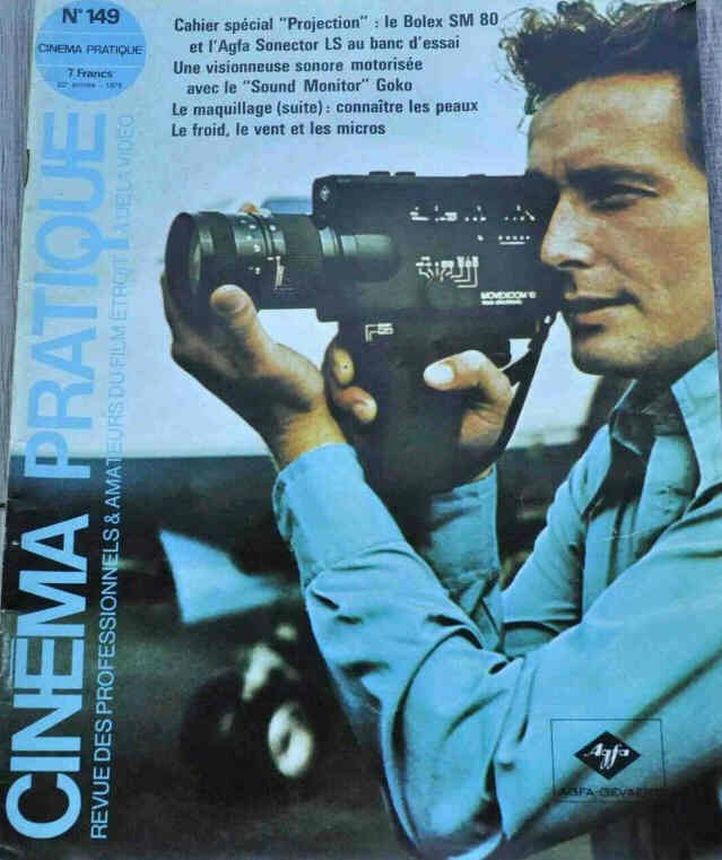 CINEMA PRATIQUE magazine side cover Issue 149  December 1976/ January 1977 