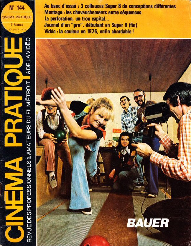 CINEMA PRATIQUE magazine side cover Issue 144   1976