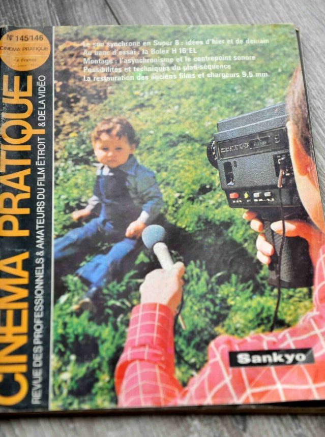 CINEMA PRATIQUE magazine side cover Issue 145-6   1976