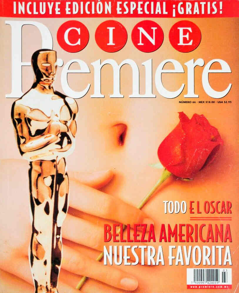 CINE PREMIERE magazine side cover Issue 66 March 2000