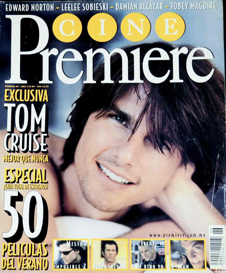 CINE PREMIERE magazine side cover Issue 69 June 2000