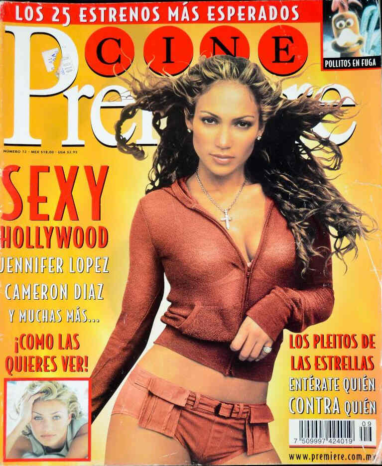 CINE PREMIERE magazine side cover Issue 72 September 2000