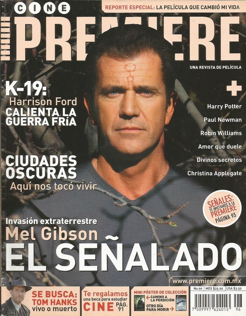 CINE PREMIERE magazine side cover Issue 96 September 2002