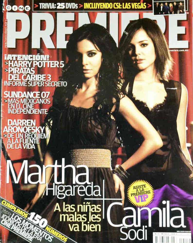 CINE PREMIERE magazine side cover Issue 150 March 2007