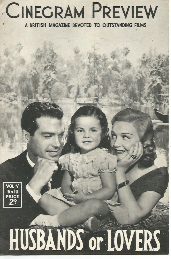 CINEGRAM PREVIEW magazine side cover  Vol 5 No  13 24 January 1940