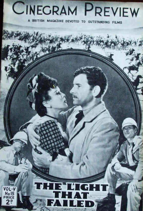 CINEGRAM PREVIEW magazine side cover  Vol 5 No 15 7 February 1940