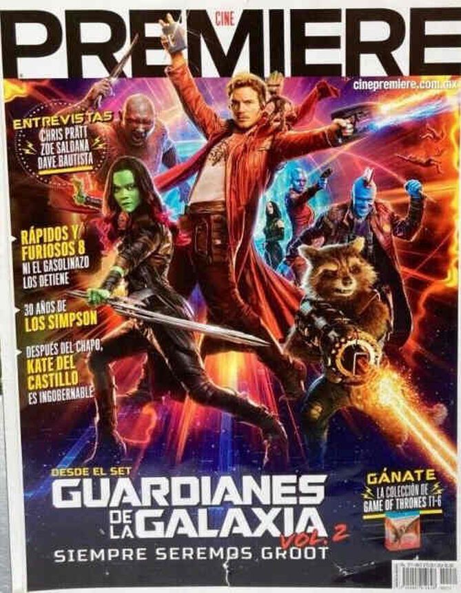 CINE PREMIERE magazine side cover Issue 271 April 2017